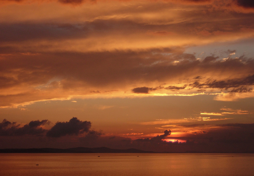 sundown over the kornati islands