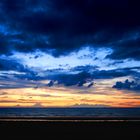 Sundown over the Nordsea in Belgium