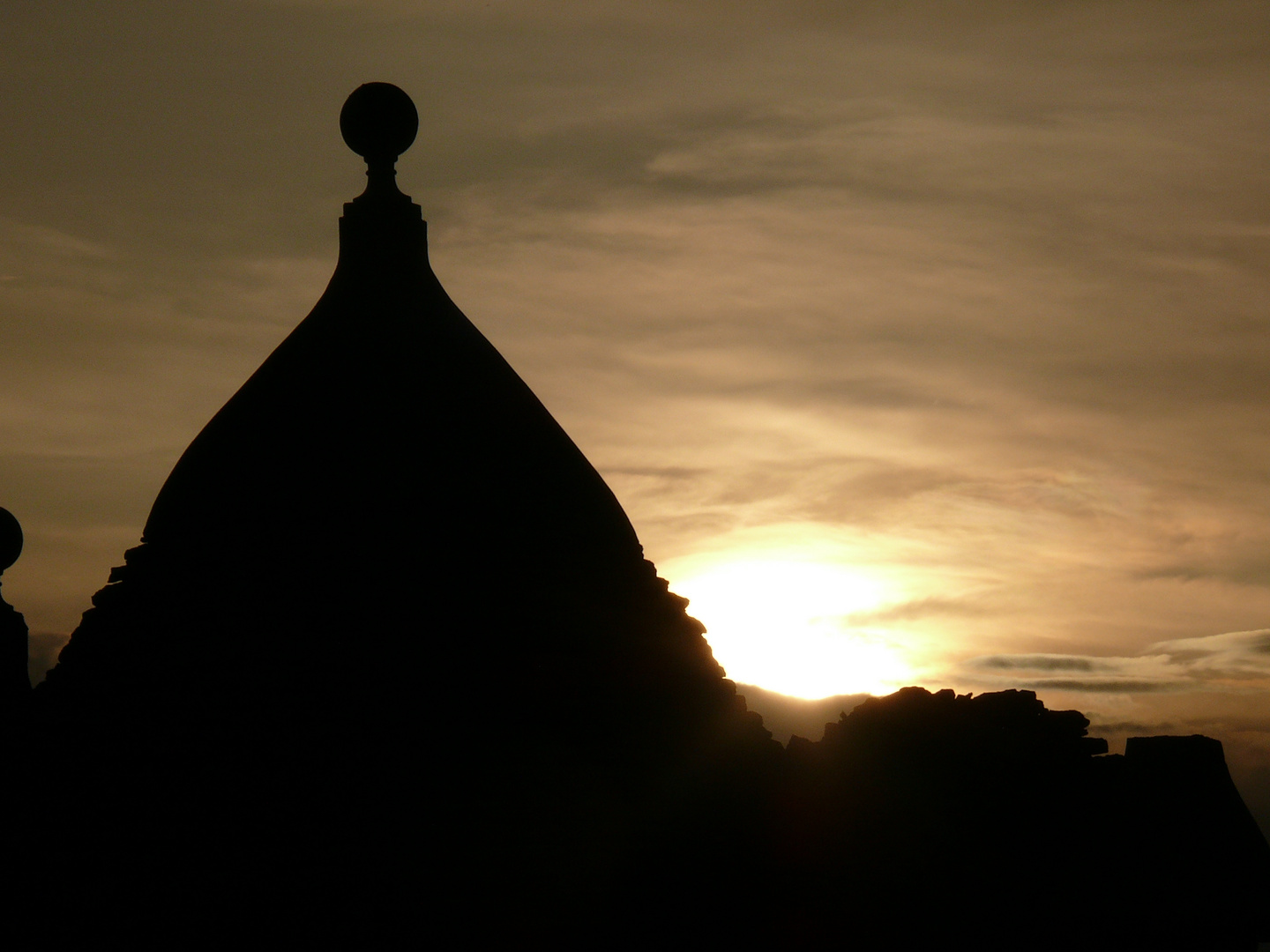 sundown over trulli