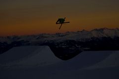 Sundown shot in Laax