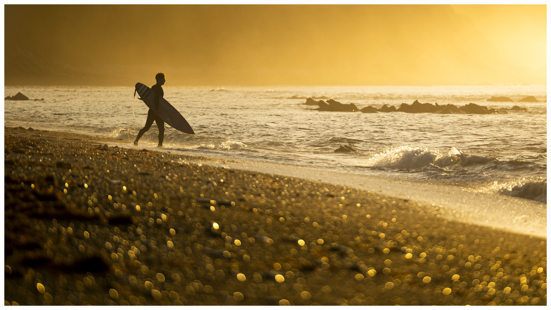 sundown surfer