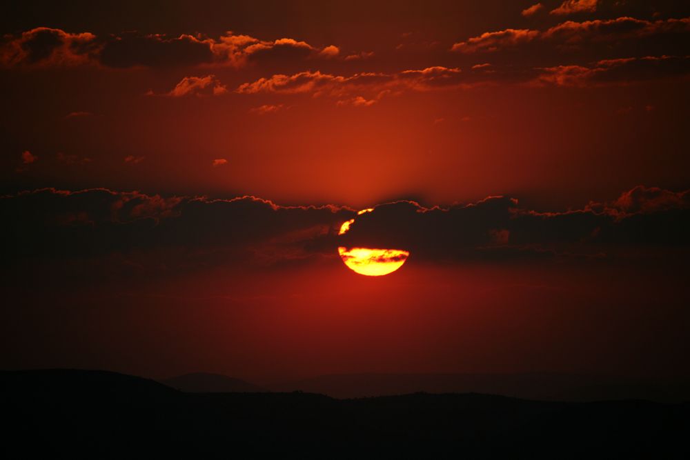 Sundown über den Drakensbergen 2