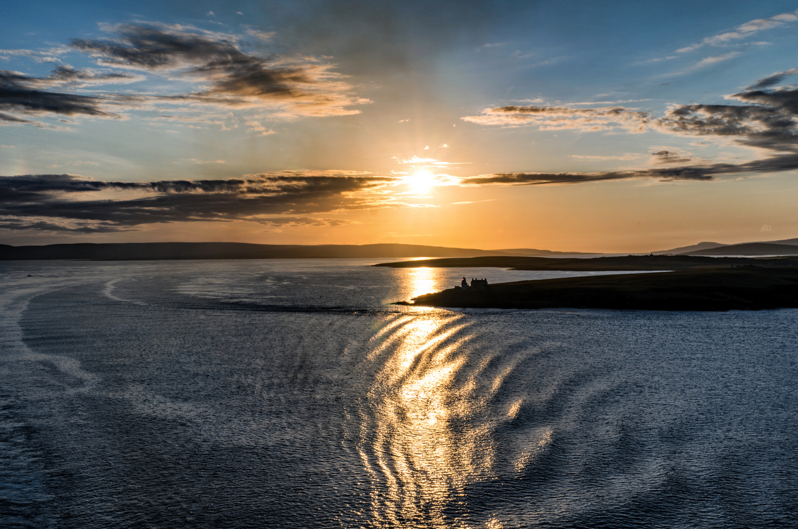 Sundown über den Orkneys