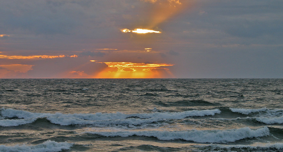 Sundown über der Ostsee