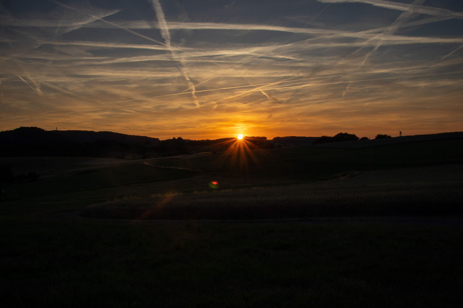 Sundown überm Odenwald