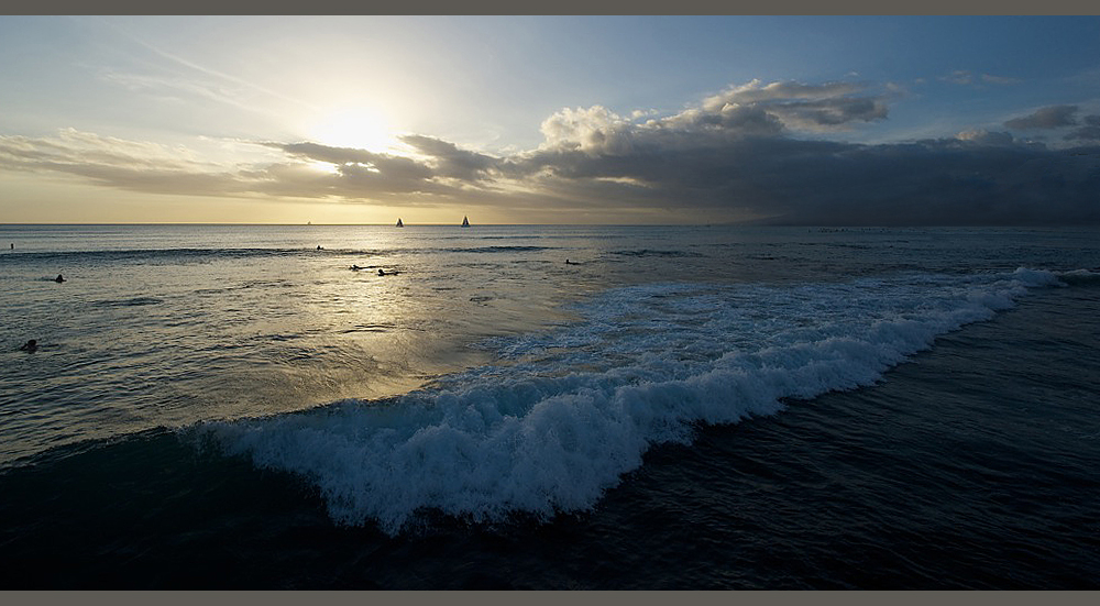 Sundown @Waikiki Beach Pier