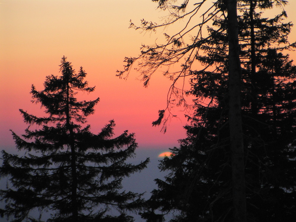 Sundowner auf dem Berg