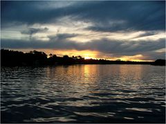 Sundowner auf dem Zambezi