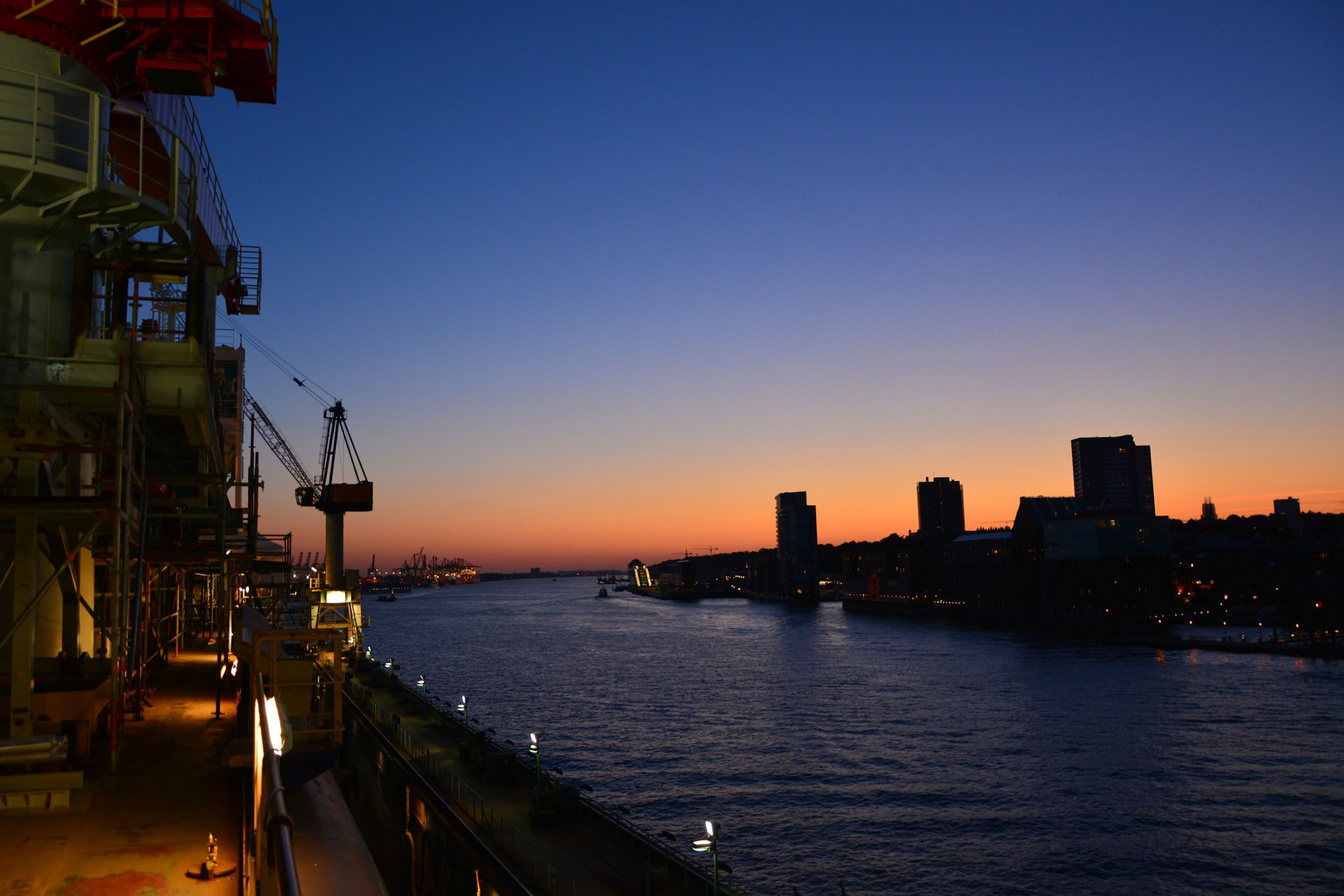 Sundowner auf 'DER' Werft