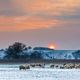 Sundowner bei - 8 Grad auf der Schwbischen Alb