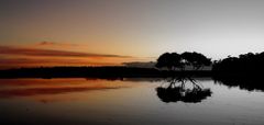 Sundowner im Bundeena Nationalpark, NSW, Australia