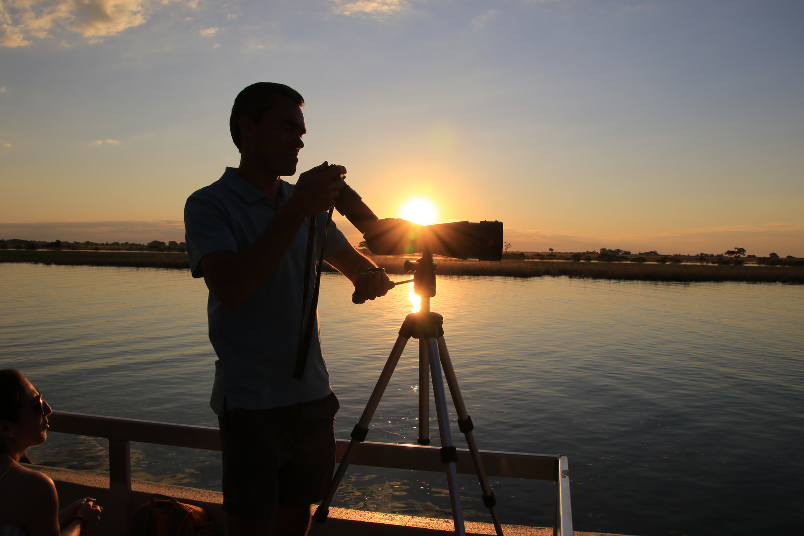 Sundowner im Chobe