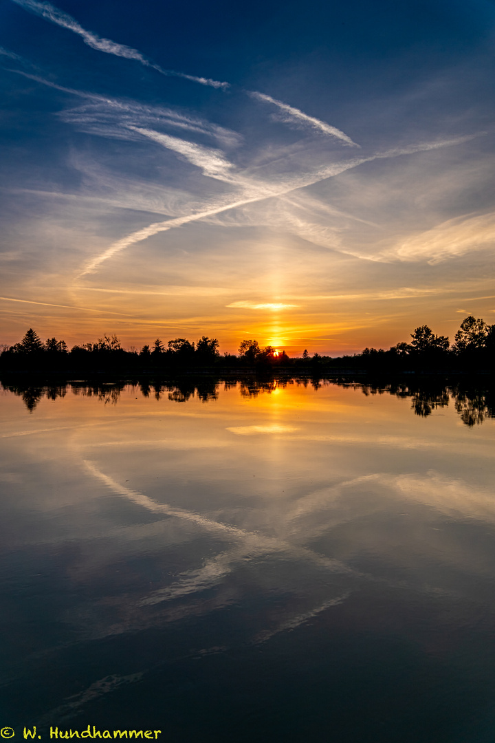 Sundowner in den Innauen bei Vogtareuth