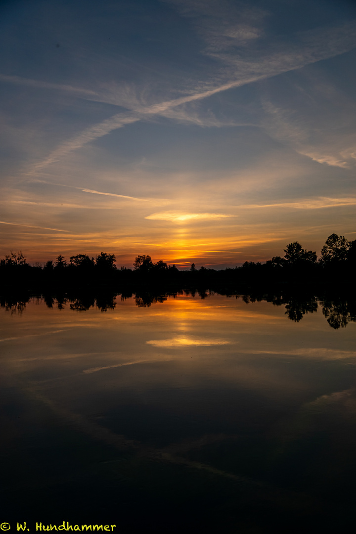 Sundowner in den Innauen bei Vogtareuth