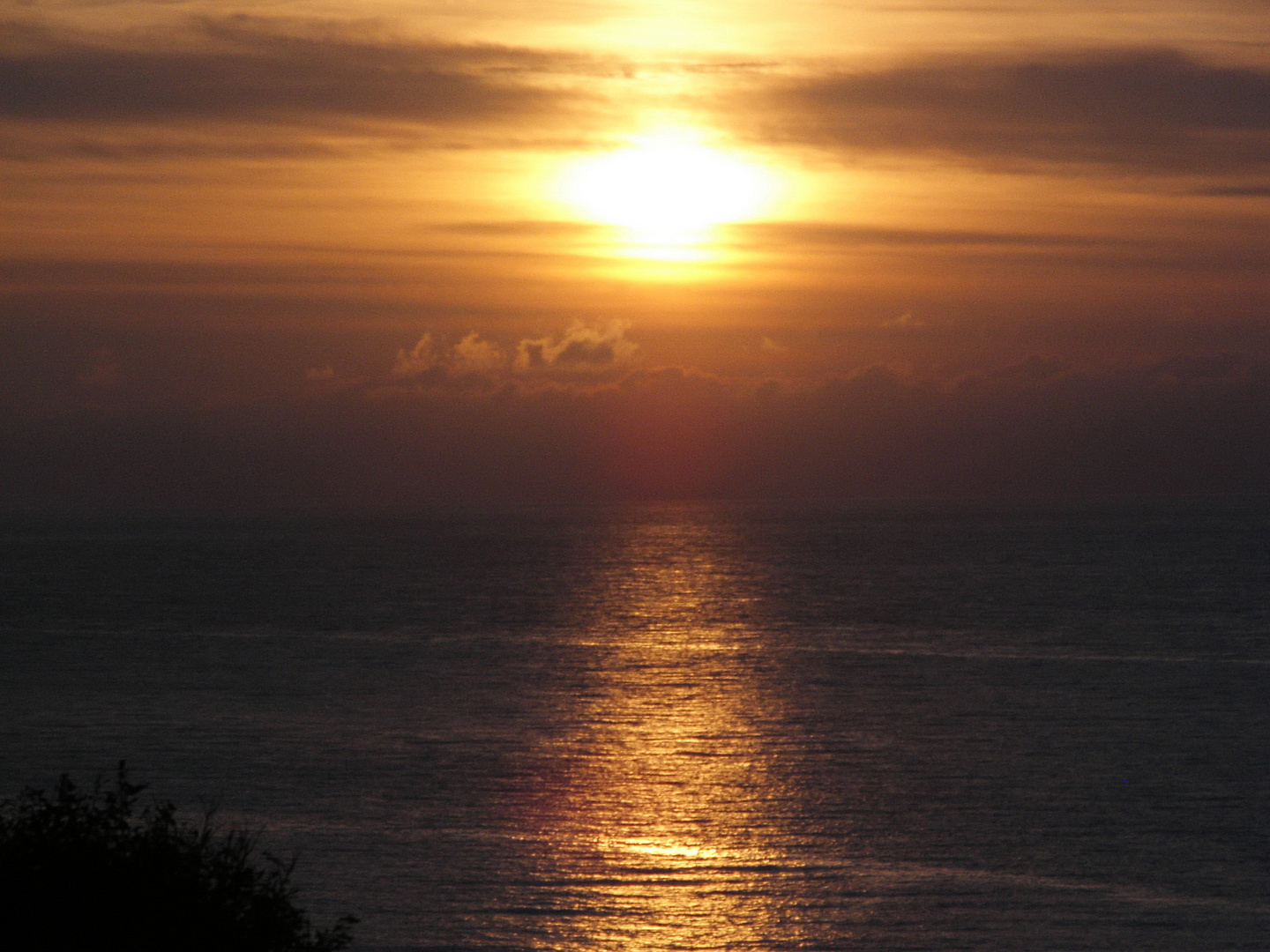 Sundowner - Küste Normandie (Frankr.)