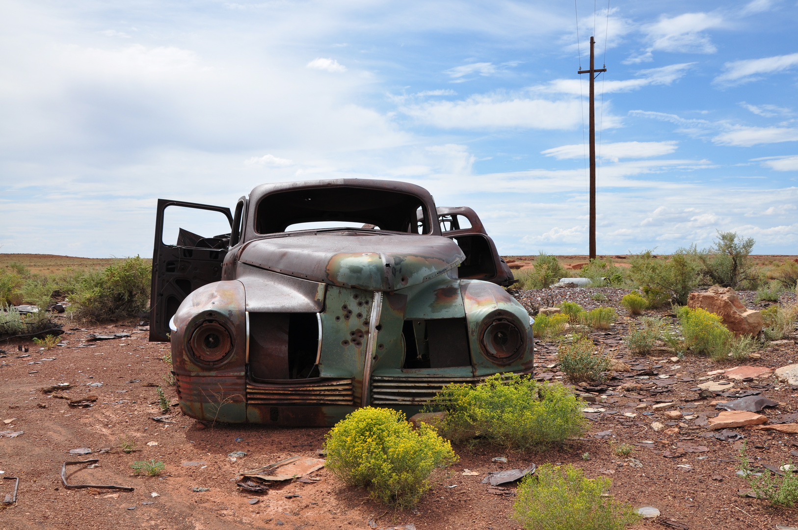 Sundowner... Nash 1941 in Arizona