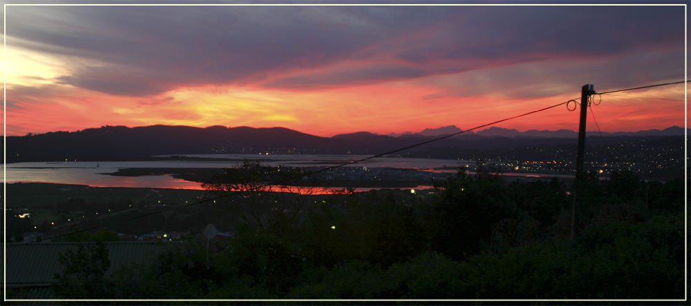 Sundowner über Knysna (Südafrika)