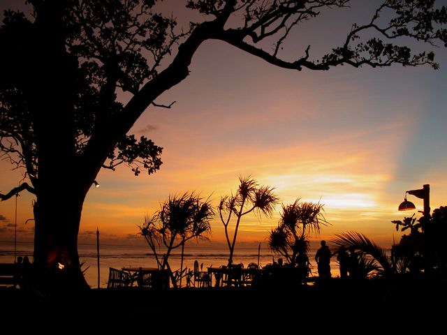 Sundowners on the beach