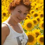 sunflowers (and a sunny girl)