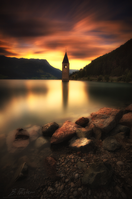 sunken church