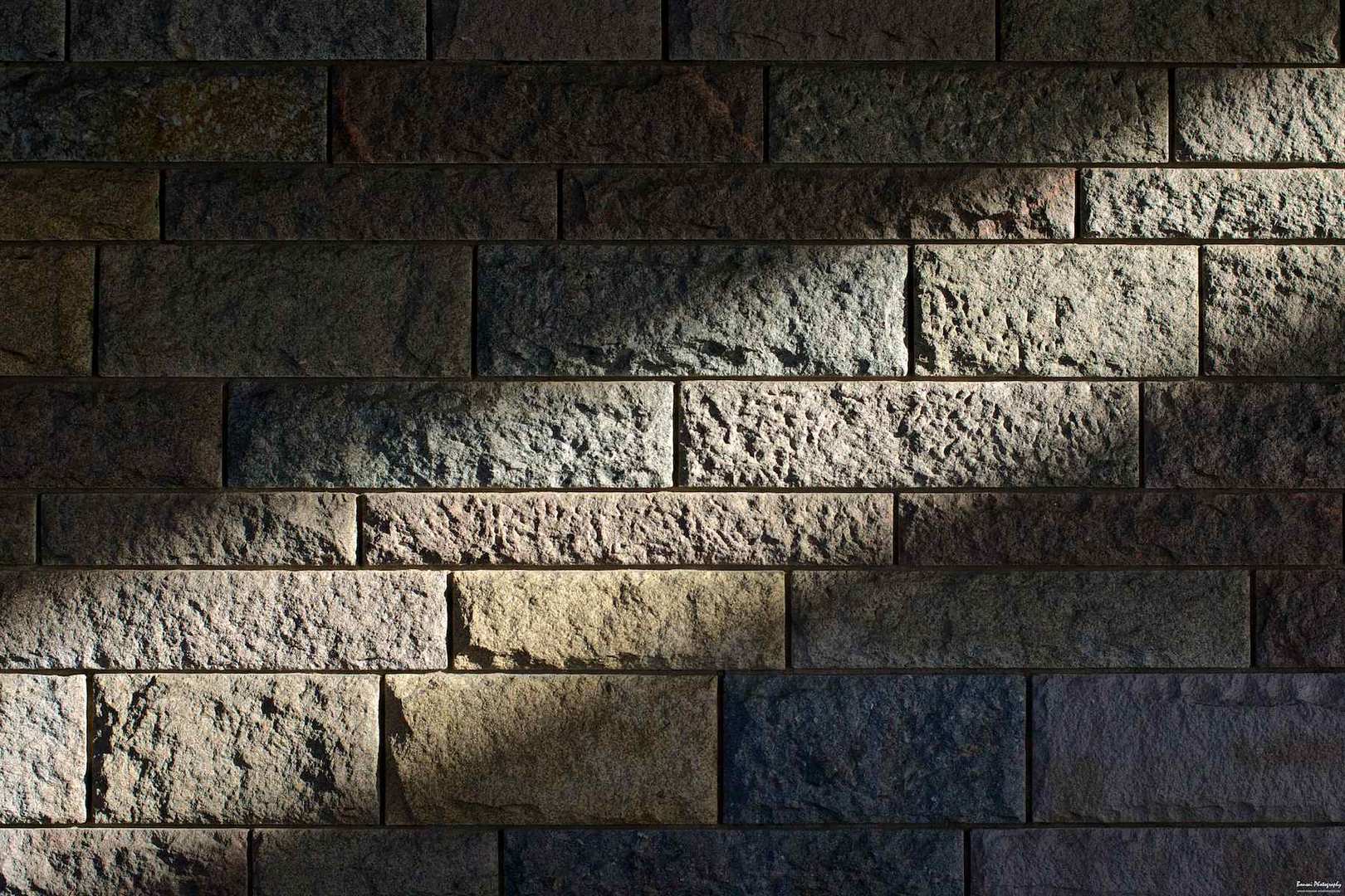 Sunlight across a wall