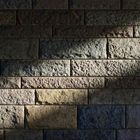 Sunlight across a wall