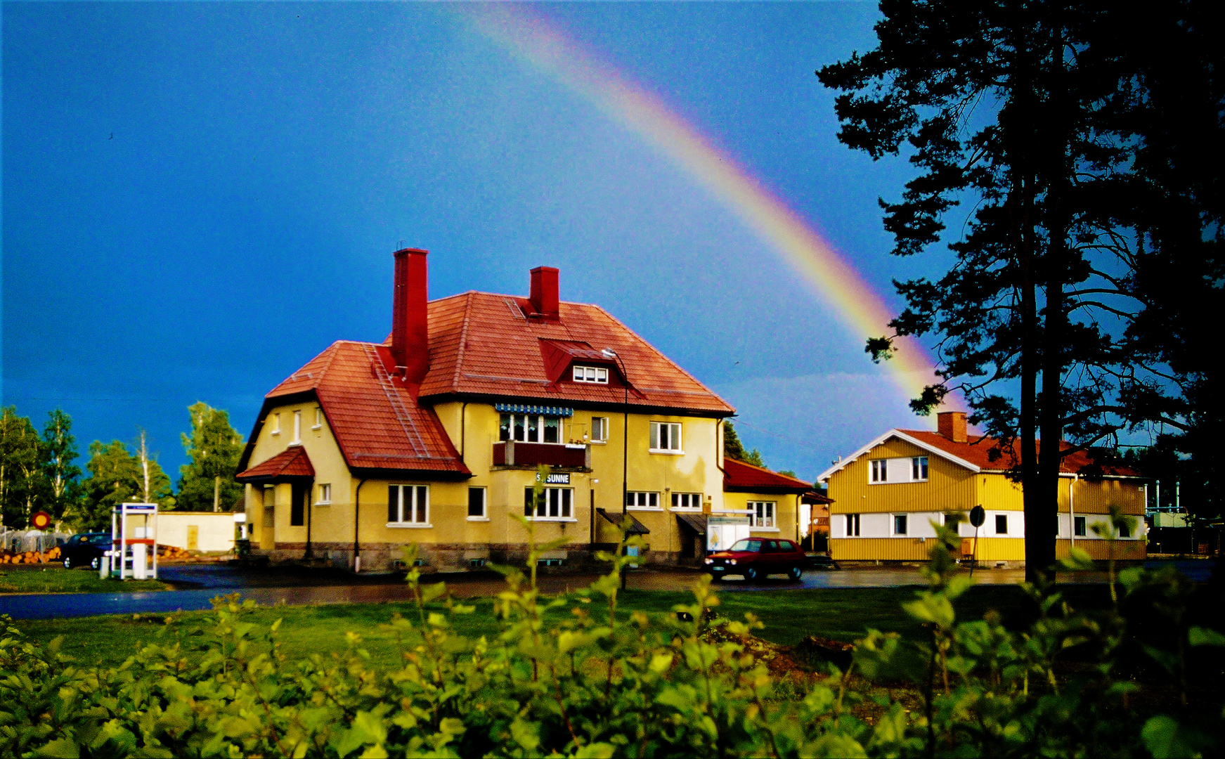 SUNNE Hauptbahnhof ... in Värmland/Schweden