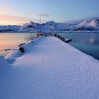 Sunnenuntergang auf den Lofoten