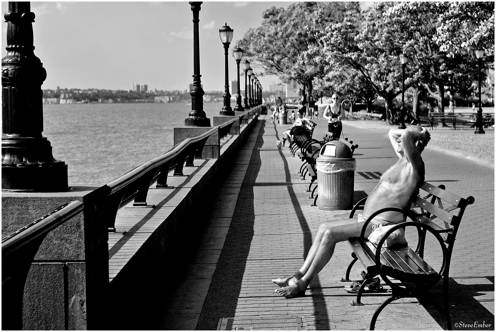 Sunning Himself - A New York Moment