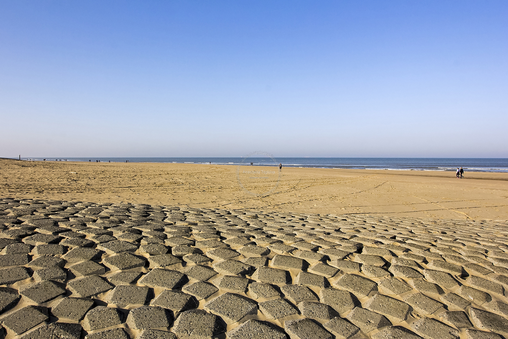 Sunny beach on the north sea