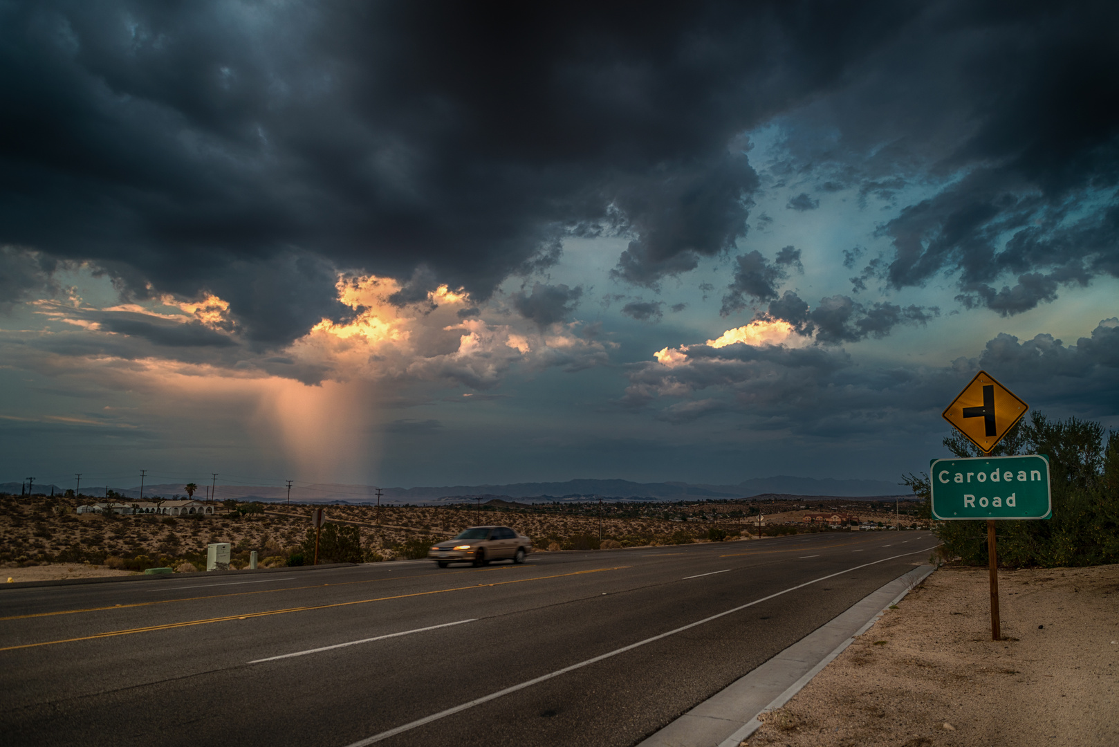 sunny rain in southern california