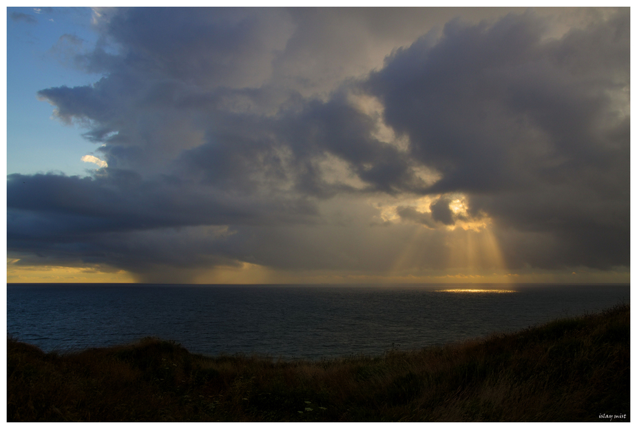 sunny spells and scattered showers......