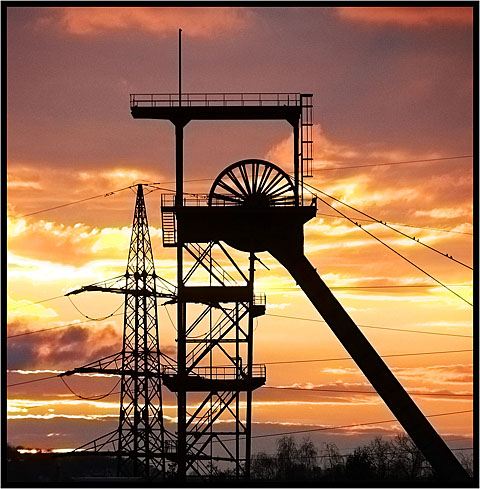 Sunny winding tower