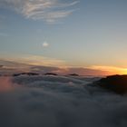 Sunrise above the clouds