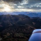 Sunrise above the Mountains