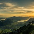 Sunrise above the summits 