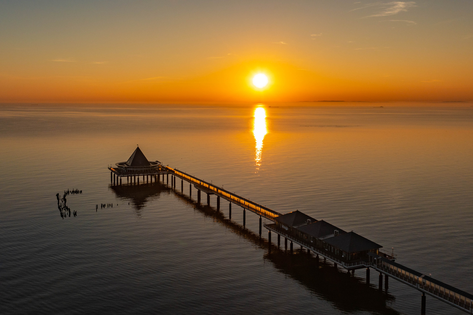 Sunrise Aerial Usedom