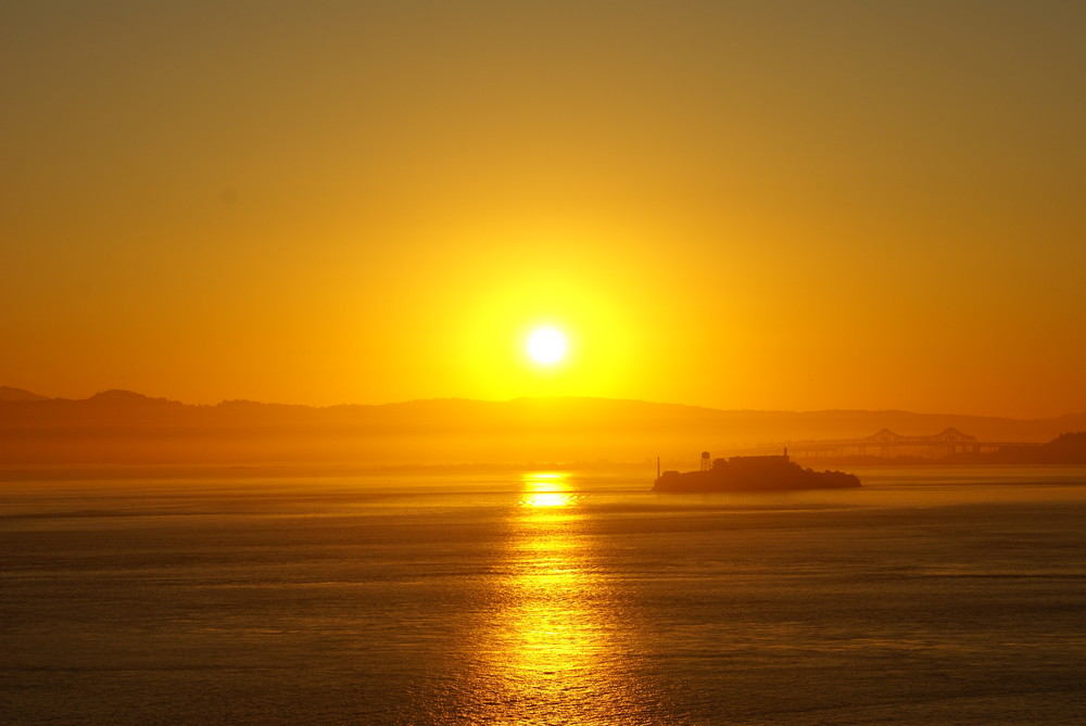 Sunrise Alcatraz Island