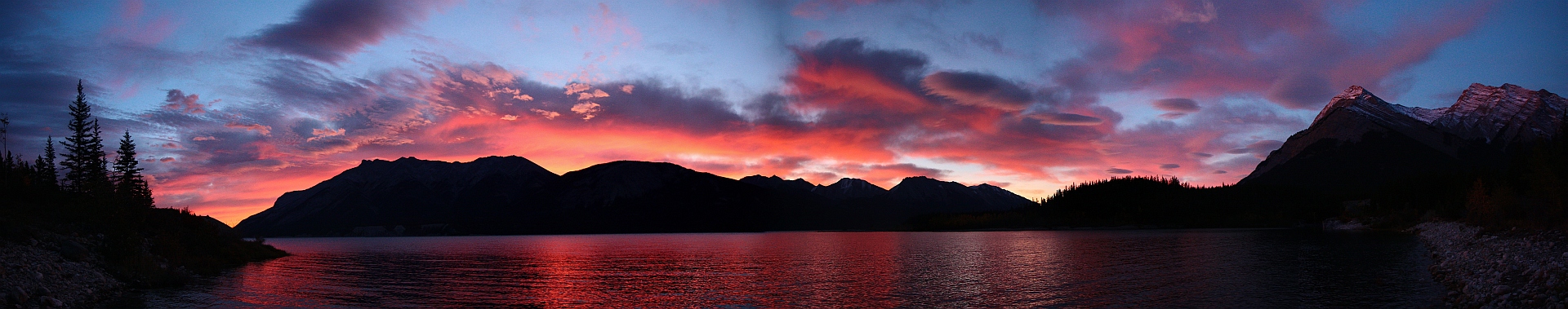 Sunrise am AbrahamLake