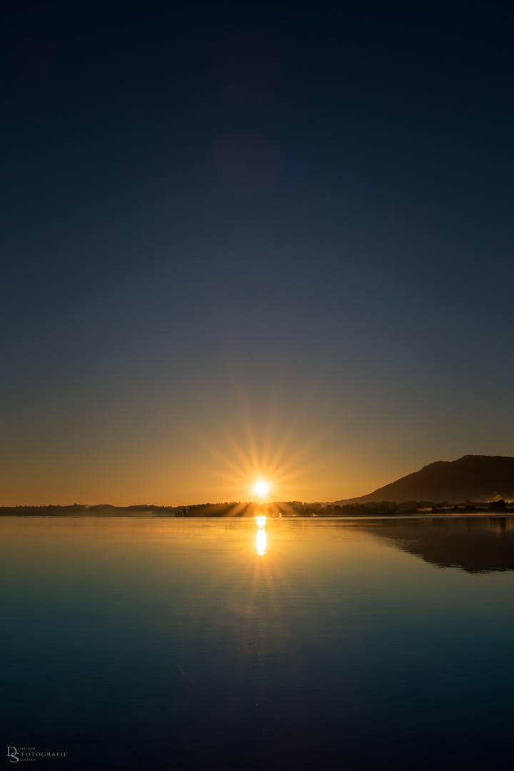 Sunrise am Forggensee