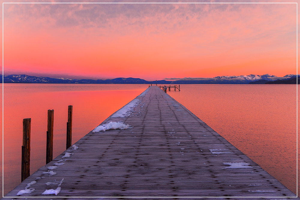 Sunrise am Lake Tahoe Foto & Bild archiv, a r c h i v aktuell, seen