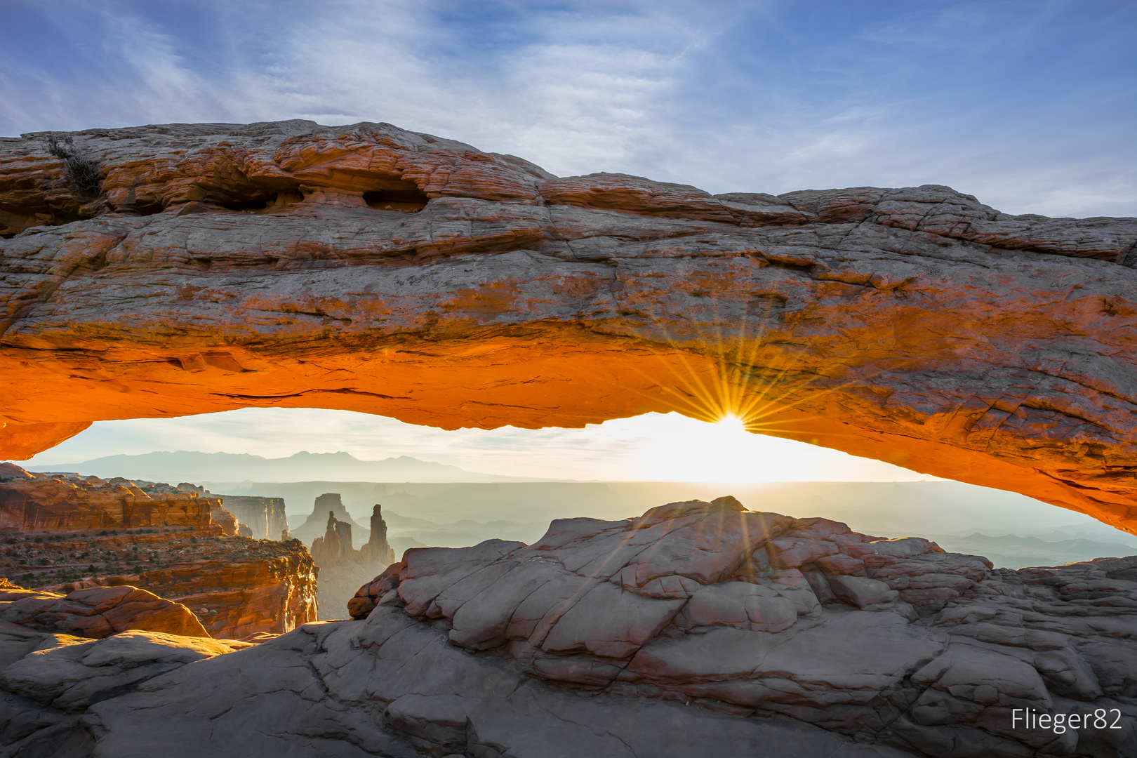 Sunrise am Mesa Arch