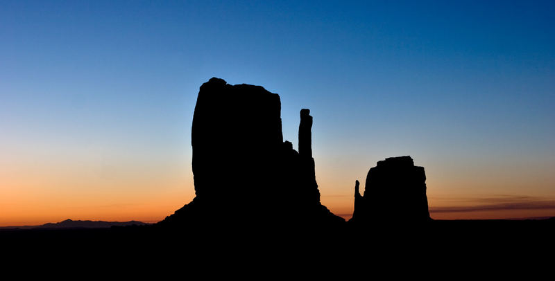 Sunrise am Monument Valley