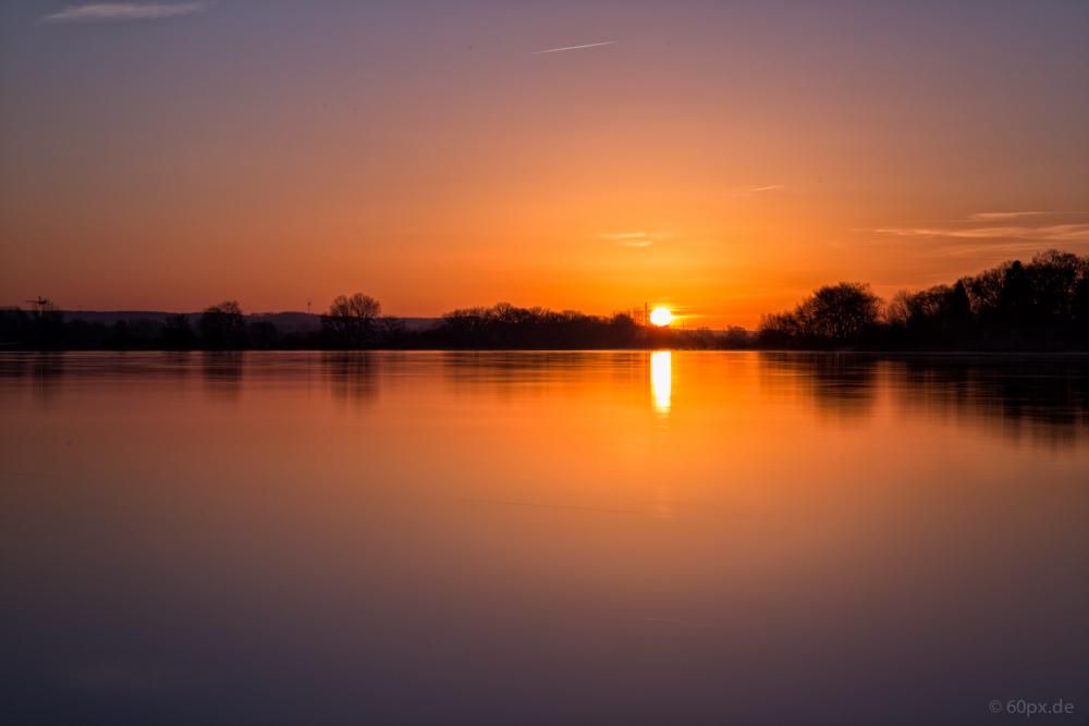 Sunrise an der Elbe