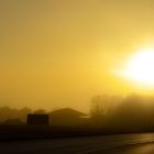 Sunrise And Fog