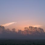 Sunrise and Fog over Meadows II