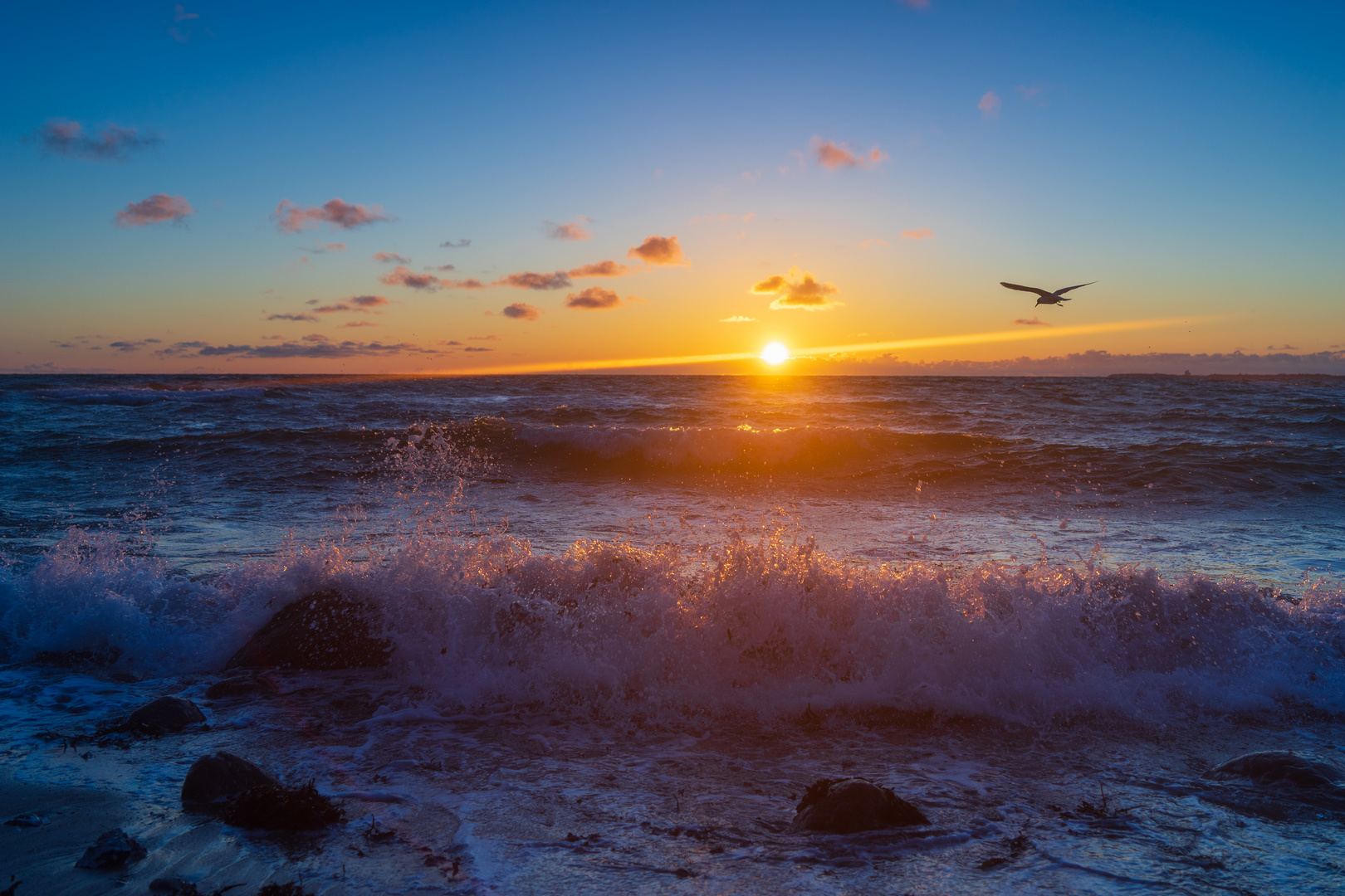 Sunrise at Baltic Sea