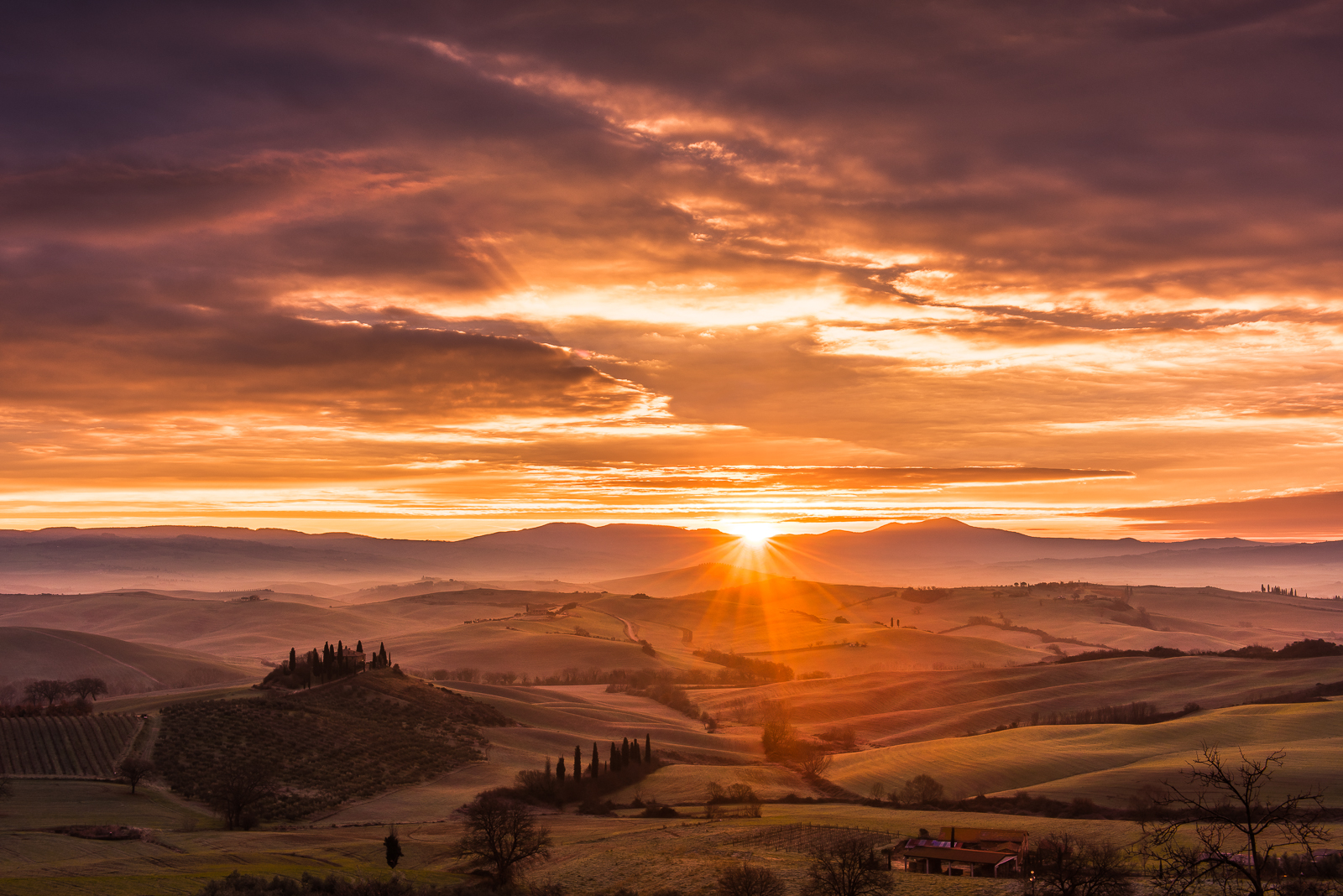 Sunrise at Belvedere