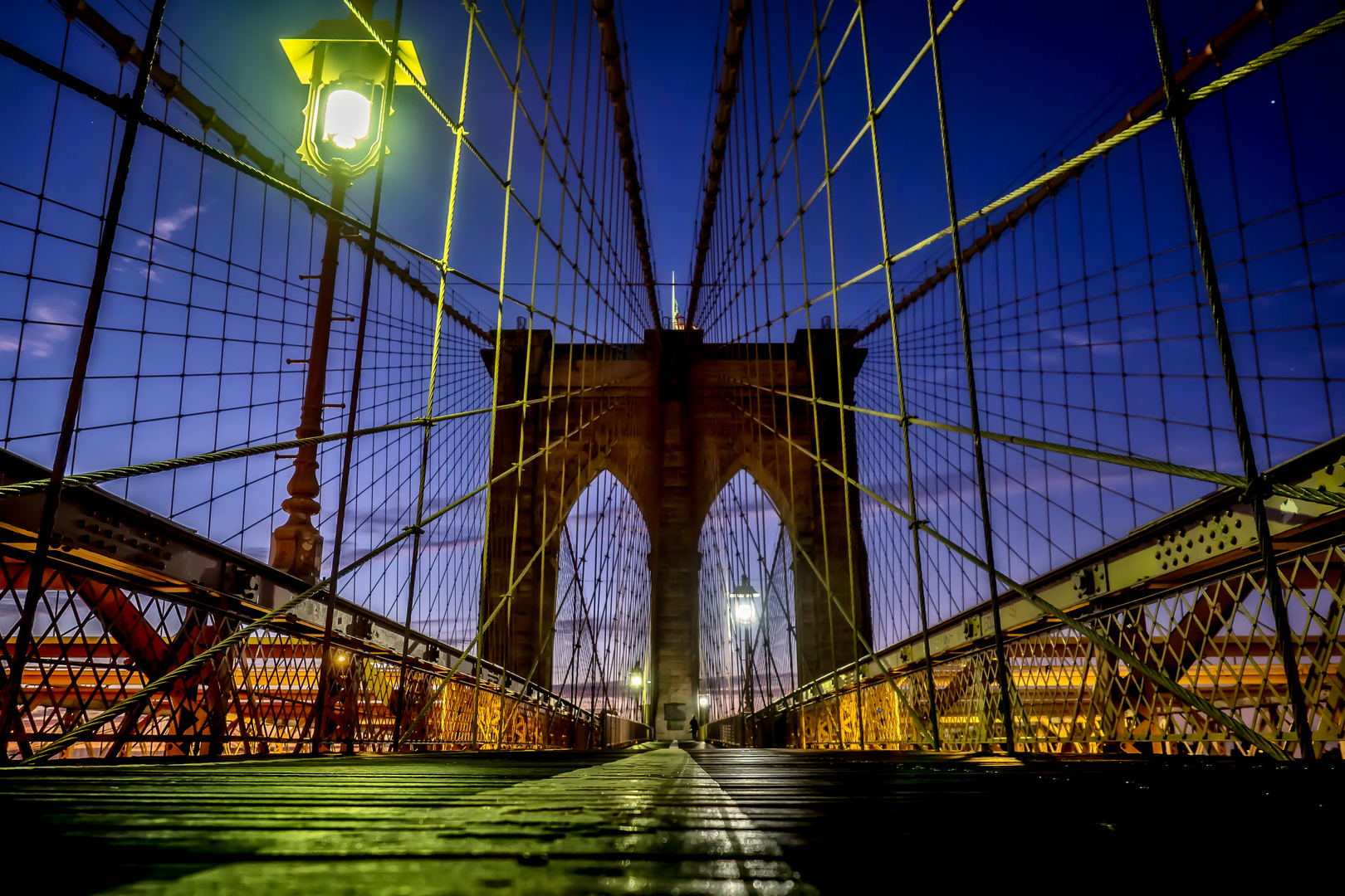 Sunrise at Brooklyn Bridge