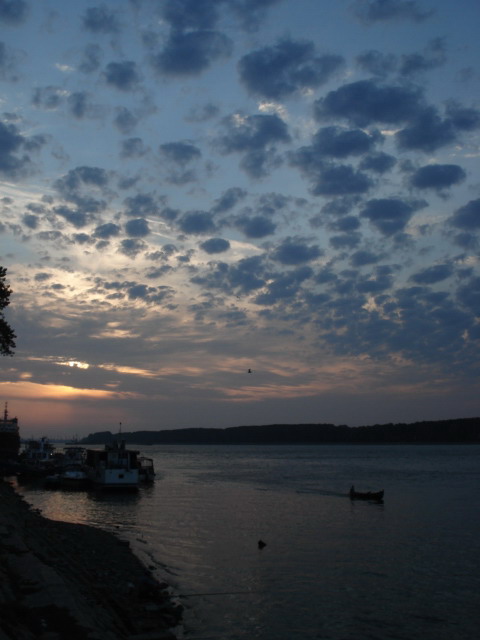 sunrise at danube